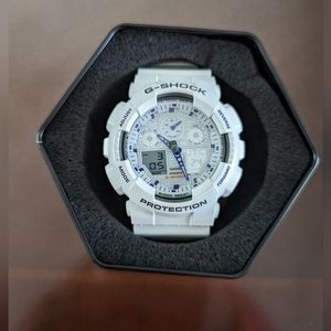 Gshock protection 5081 mens white grey purple large watch